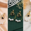 Love Loop Pearl Earrings