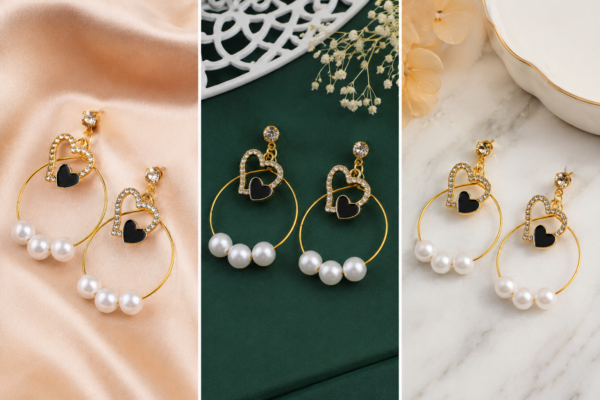 Love Loop Pearl Earrings