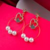 Love Loop Pearl Earrings