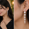 Pearl Cascade Drop Earrings