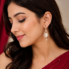 Pearl Curve Earrings