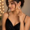 Pearl Bloom Hoop Earrings