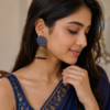 Mint Royale Floral Jhumka Earrings