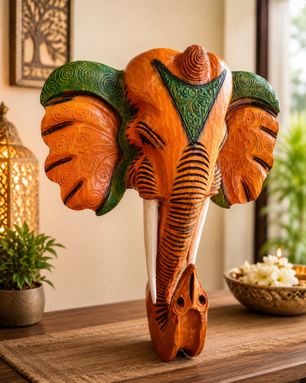 Royal Gajraj Elephant Wall Décor