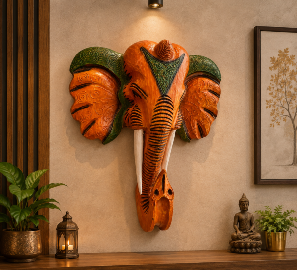 Royal Gajraj Elephant Wall Décor