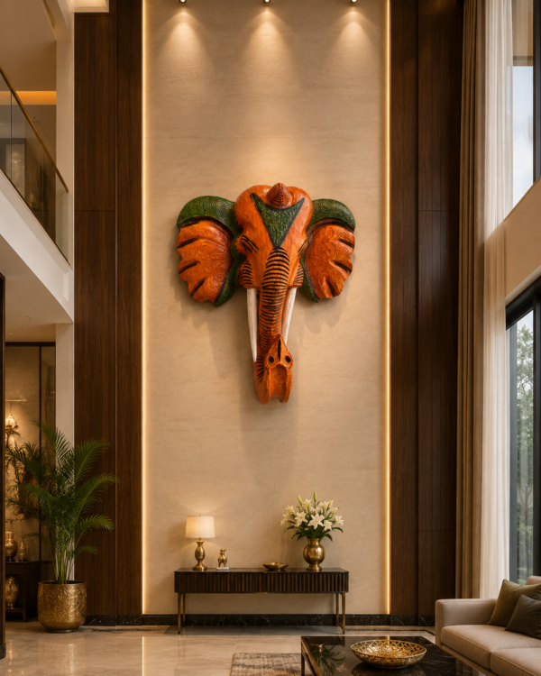 Royal Gajraj Elephant Wall Décor