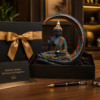 Divine Crescent Buddha Sculpture