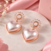 ChatGPT Image Sep 6, 2026, 01_08_55 PM Pearl Heart Rose Gold Drop Earrings