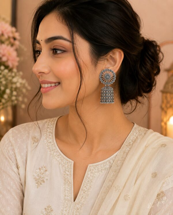 WhatsApp Image 2026-08-19 at 10.25.33 Antique Floral Bell Jhumka Earrings