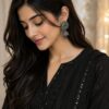 WhatsApp Image 2026-08-20 at 22.16.34 Peacock Feather Oxidised Silver Jhumka