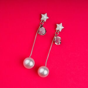 Starlight Pearl Drop Earrings