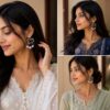 Aaira Pearl Heart Earrings