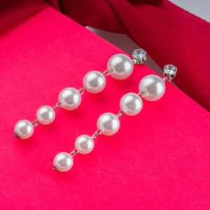 Pearl Cascade Drop Earrings