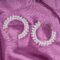 Pearl Bloom Hoop Earrings
