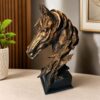 Golden Stallion Horse Bust
