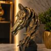Golden Stallion Horse Bust