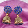 Mint Royale Floral Jhumka Earrings