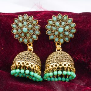 green jhumka Vintage Mint Jhumka