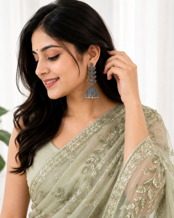 ChatGPT Image Sep 2, 2026, 09_59_52 PM Aaranya Leaf Jhumka Earrings