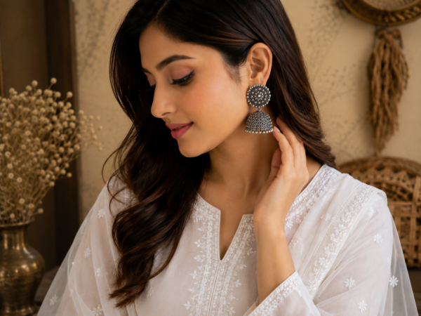 ChatGPT Image Sep 2, 2026, 11_37_39 AM Noor Chakra Oxidised Jhumka Earrings
