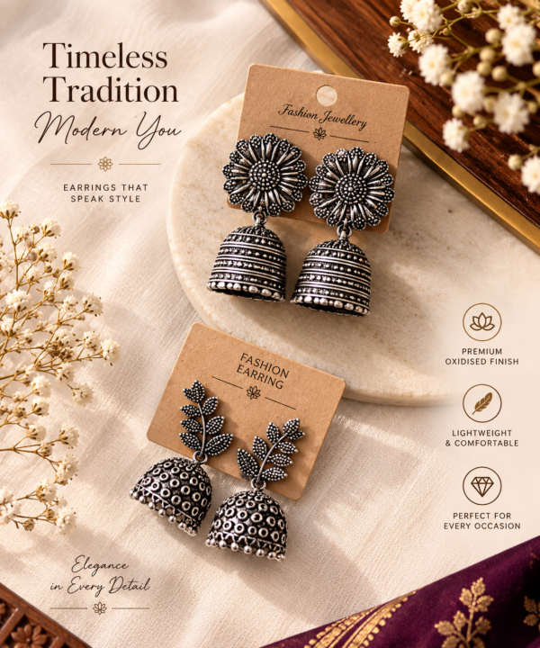 ChatGPT Image Sep 2, 2026, 12_52_22 PM Silver Bloom Jhumka Set