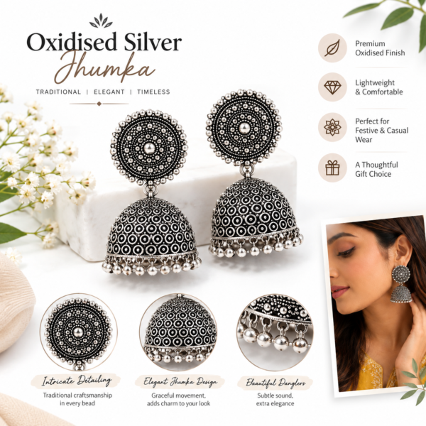 ChatGPT Image Sep 5, 2026, 02_56_26 PM Noor Chakra Oxidised Jhumka Earrings