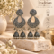 ChatGPT Image Sep 5, 2026, 06_05_21 PM Noorika Oxidised Silver Double Jhumka Earrings